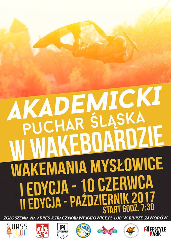 Akademicki Puchar Śląska w Wakeboardzie