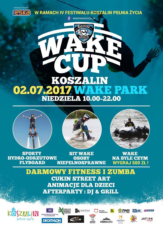 wake cup koszalin 2017 plakat